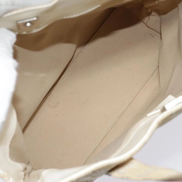GUCCI GG Canvas Hand Bag Beige Silver 002 1080 Auth fm3872 - Picture 12 of 15